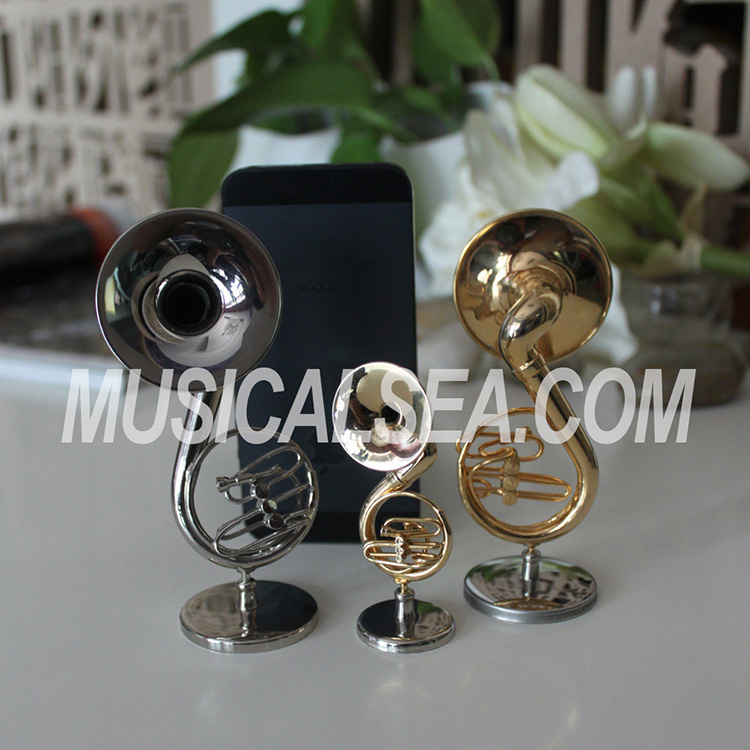 Golden/Silver Miniature Sousaphone Decorative